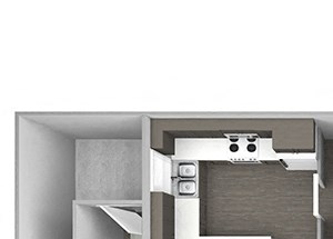 Hills of Valencia Apartments - A4 - 1 bedroom and 1 bath - 3D Hills of Valencia Apartments - A4 - 1 bedroom and 1 bath - 3D